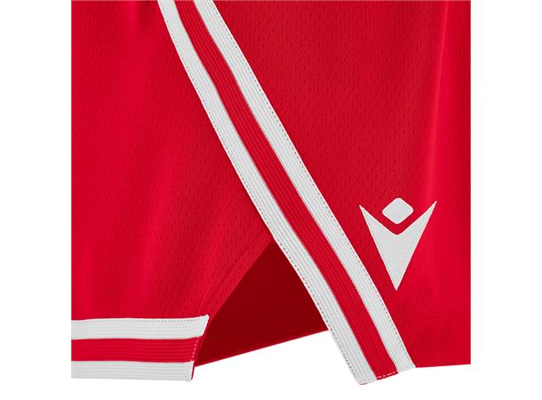 Kansas Basket Eco Shorts RED/WHT 3XL Teknisk basketshorts - Unisex 
